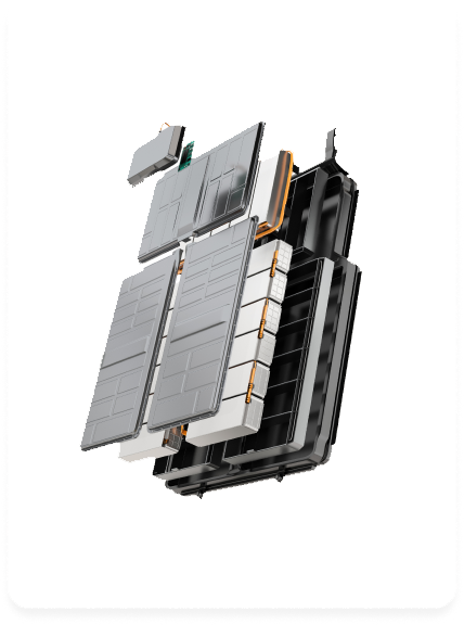Electric vehicle battery pack with modular design and cooling system